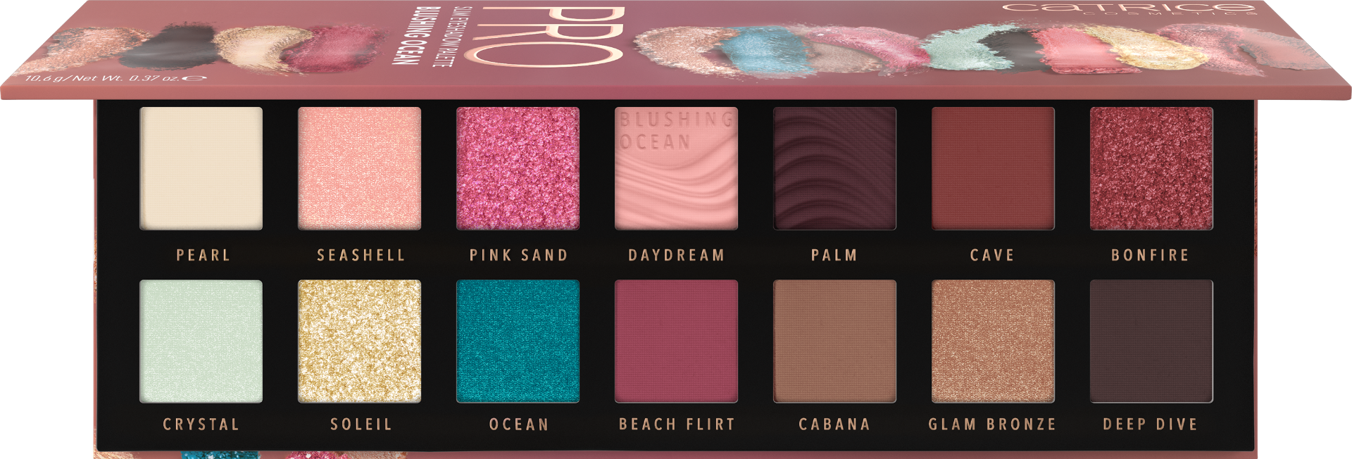 Catr. Pro Slim Eyesh. Pal. Bl. Ocean 010