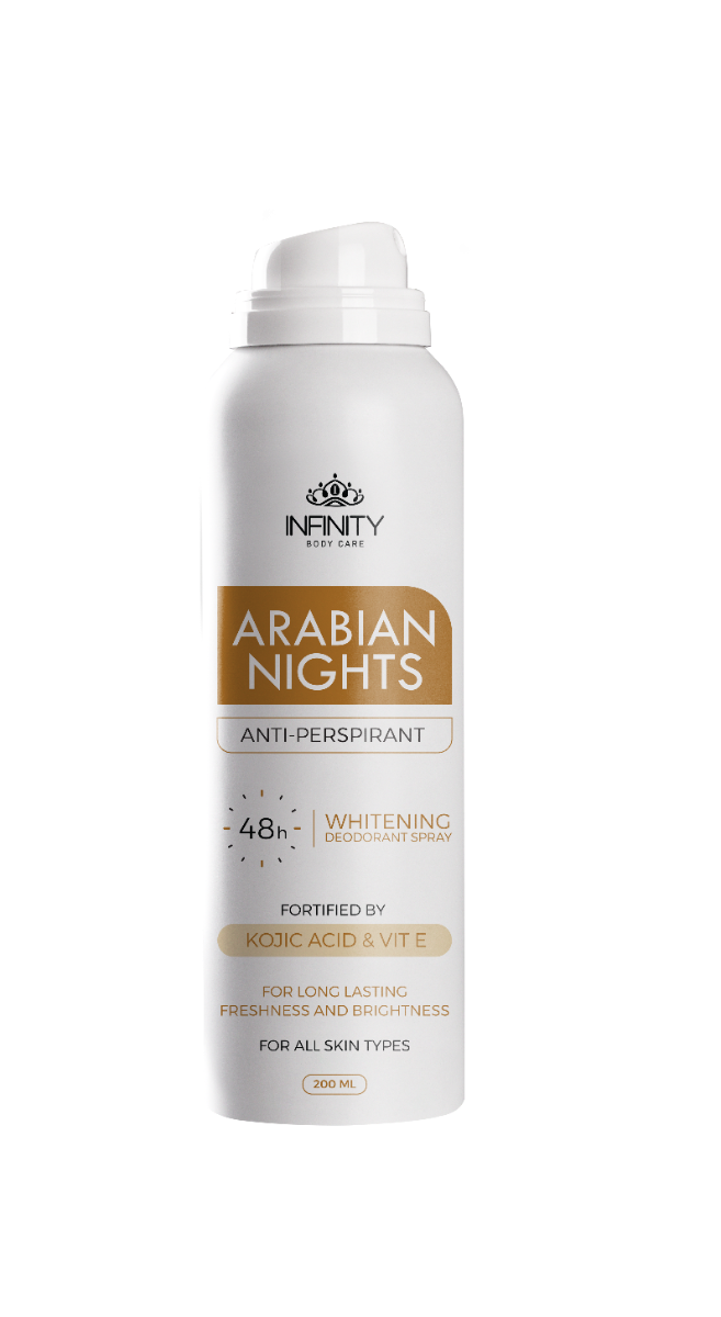 Infinity Deodorant Spray Anti-Perspirant Arabian Nights 200 ml-200 ml