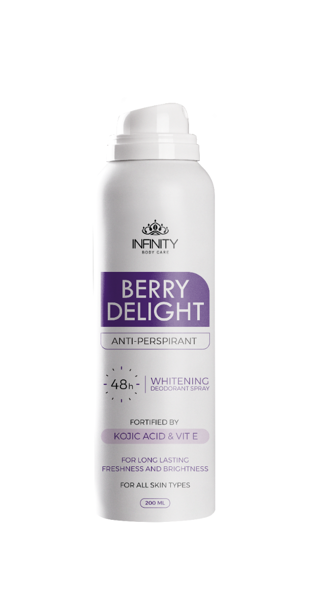 Infinity Deodorant Spray Anti-Perspirant Berry Delight 200 ml-200 ml