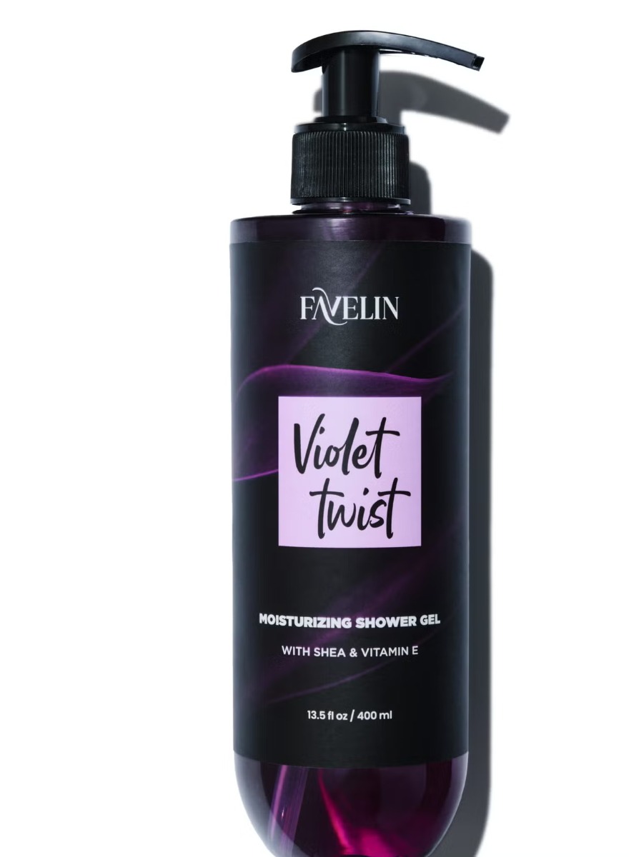Favelin Violet Twist Moisturizing Shower Gel