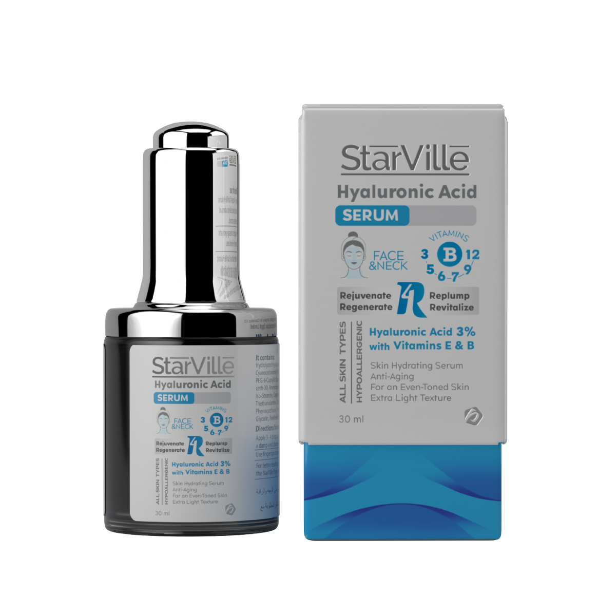 STARVILLE HYALURONIC ACID SEURM 30ML