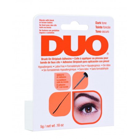 Duo eyelash adhesive with dark brush, 5 grams