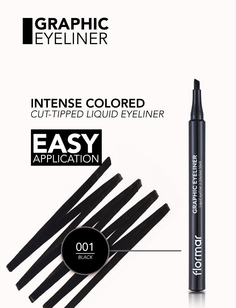 Flormar Graphic Eyeliner IN BLACK