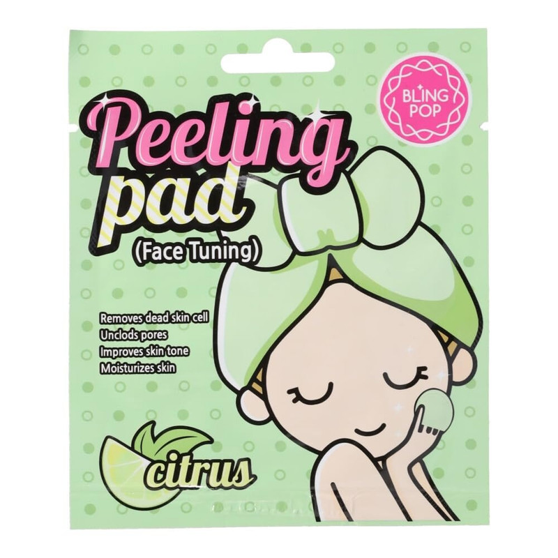 BLINGPOP CITRUS FACE TUNING PEELING PAD